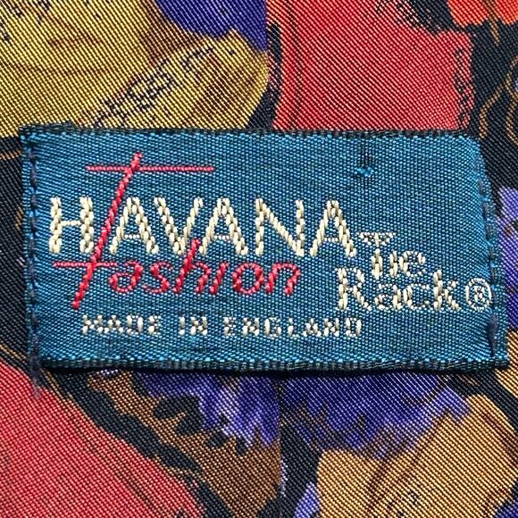 Multicolor Abstract Floral Skinny Tie - Picture 5 of 5